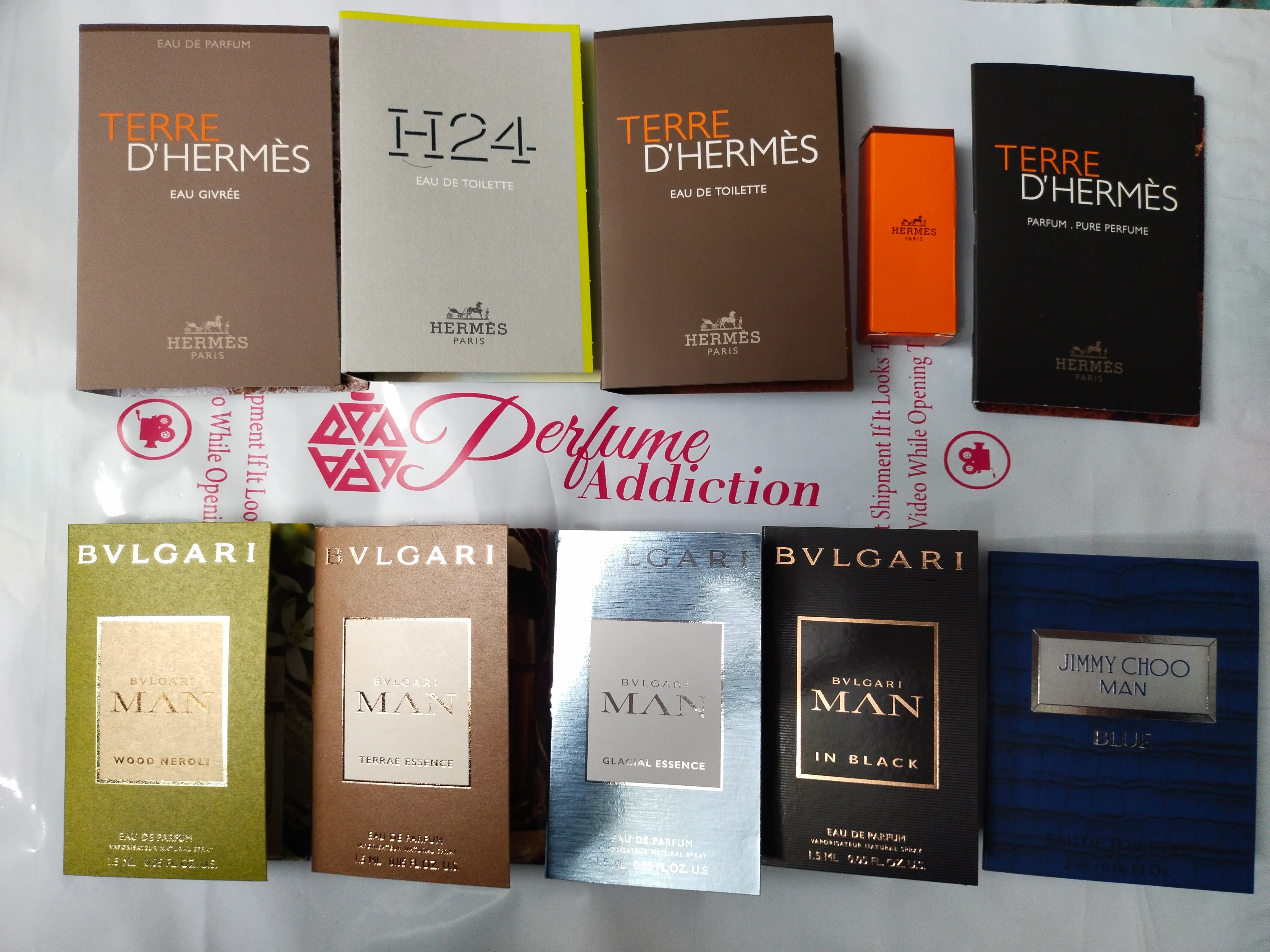10 Designer Perfume Samples for Men - Mini Vials - Image 2