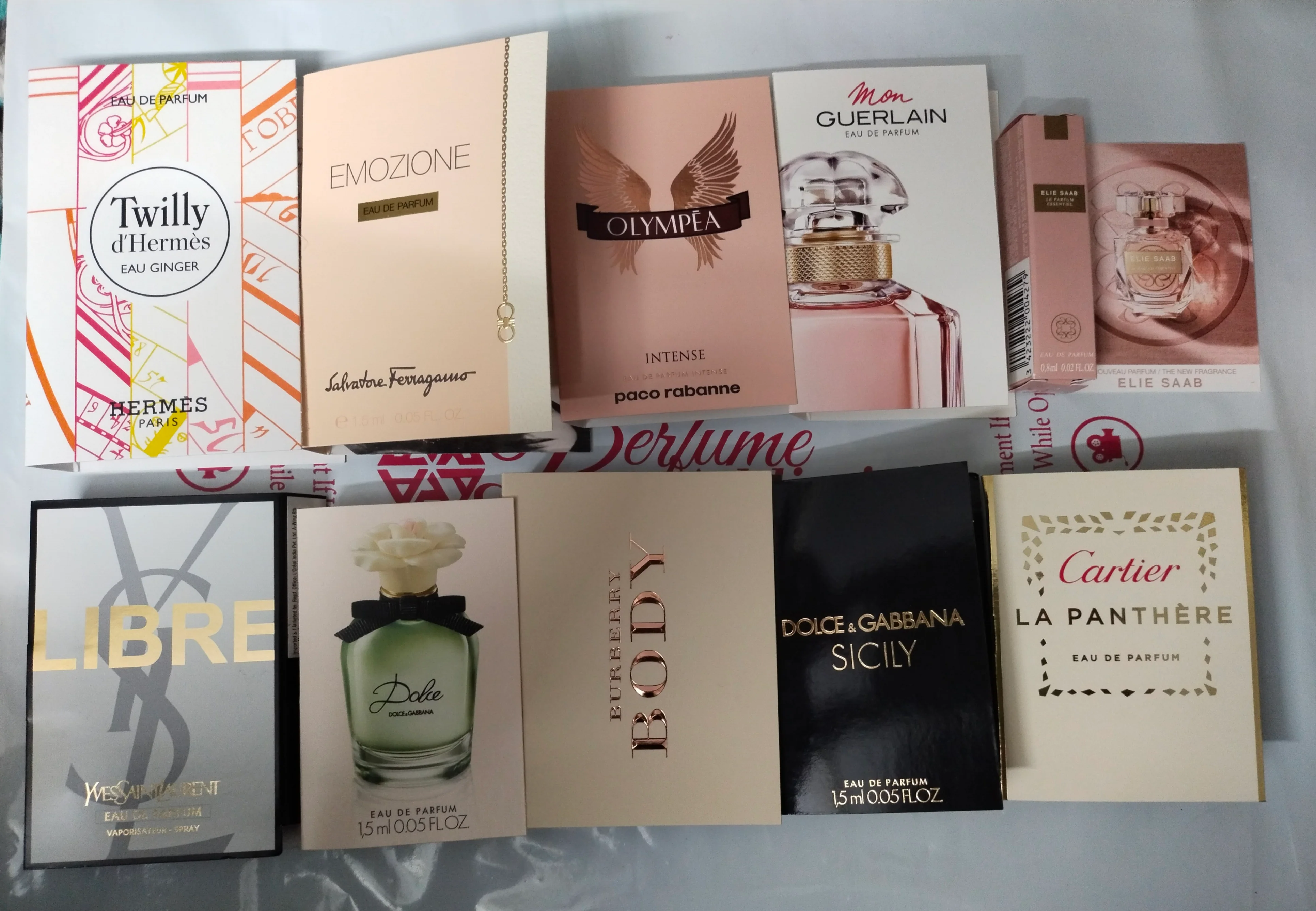10 Designer Perfume Samples for Women - Mini Vials - Image 2