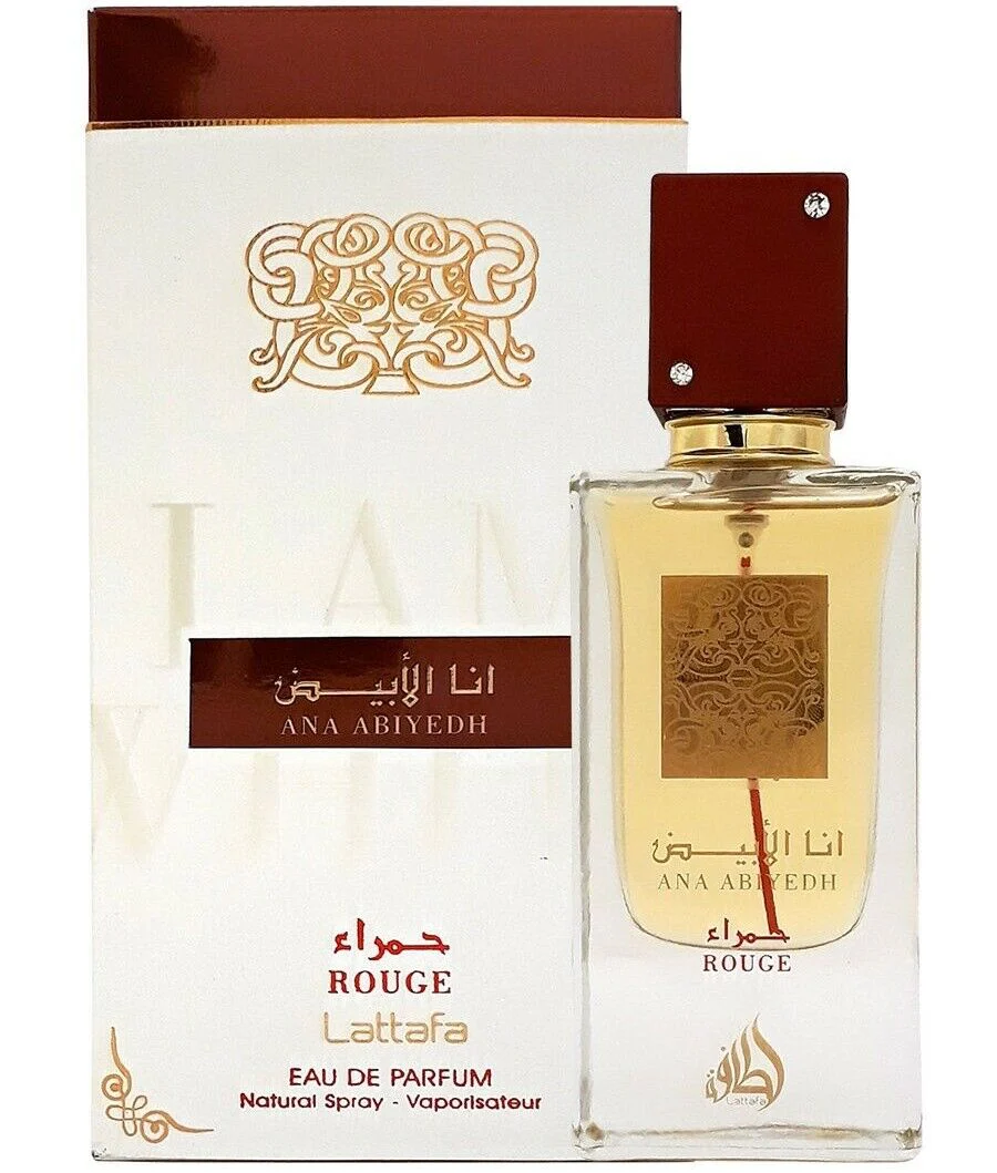 Lattafa Ana Abiyedh Rouge EDP 60ml for Men and Women