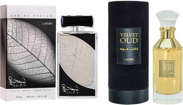 Lattafa Najdia & Velvet Oud 60ml Combo Pack (30ml x 2) for Men & Women