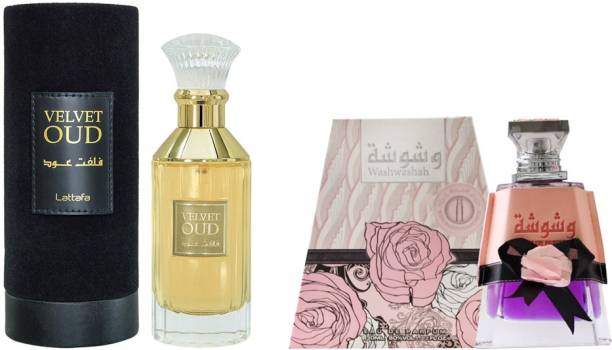 Lattafa Washwasha & Lattafa Velvet Oud 60ml Combo Pack (30ml x 2) for Men & Women