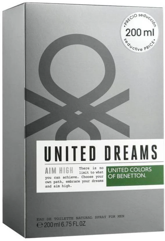 United Dreams Aim High 200ml EDT for Men by United Colors of Benetton - Image 2